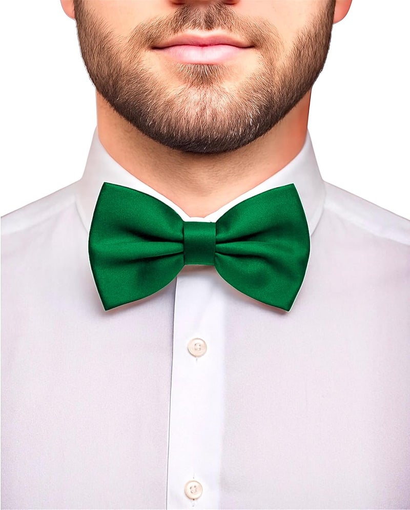 Trilece Bow Ties for Men - Men's Solid Pretied Bowties for Formal Wear - Adjustable Bow Tie - Bow ties for Woman - Image 1